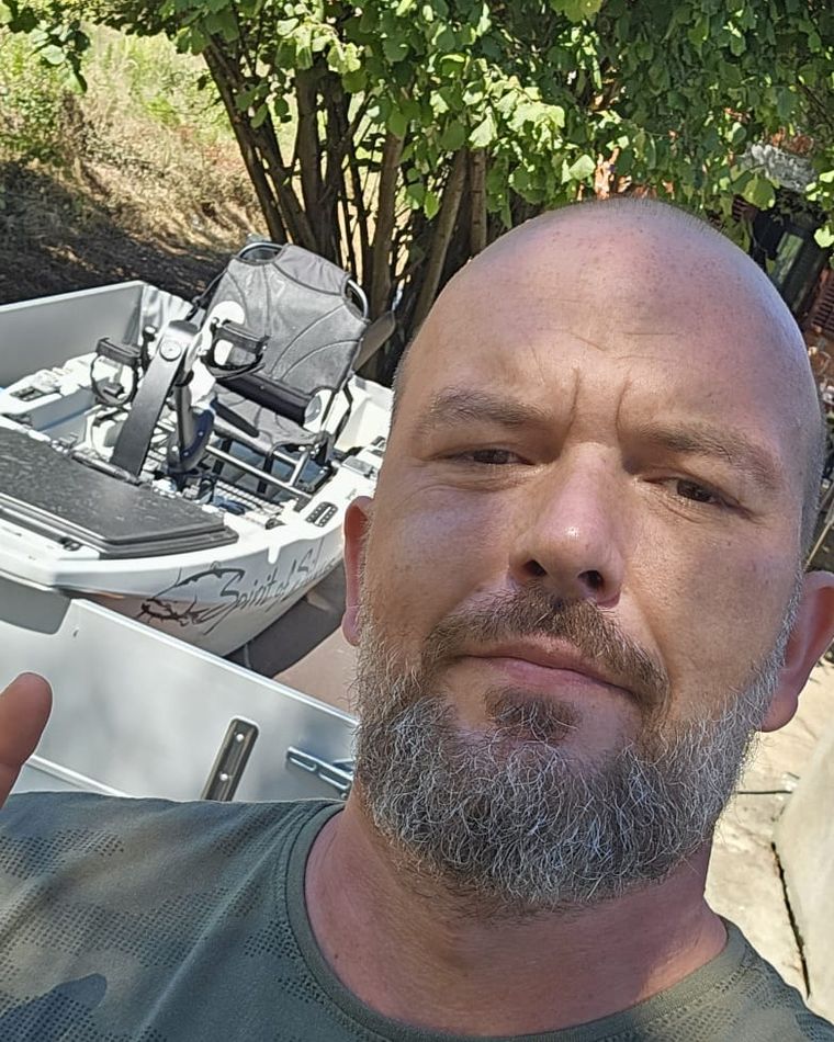 Der Gastgeber am Angelboot
